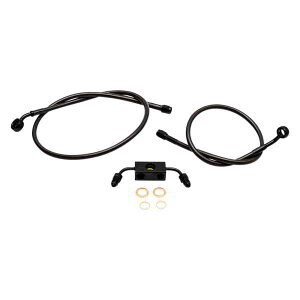  u[LC - 15C` - 17C` GCvnK[nho[ - ~bhiCg LA `bp[Y Brake Lines - 15 - 17 Ape Hanger Handlebars - Midnight LA-8231B16M DRAG 17415114