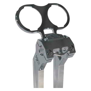  Q[W}Eg - fA - Raw - _Ci/X|[cX^[ LA `bp[Y Gauge Mount - Dual - Raw - Dyna/Sportster LA-7397-02R DRAG 22010237