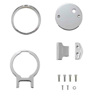  Q[W}Eg - VO - N[ - _Ci/X|[cX^[ LA `bp[Y Gauge Mount - Single - Chrome - Dyna/Sportster LA-7397-01C DRAG 22010252