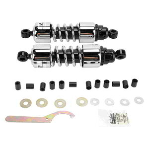  412 N[U[V[Y VbNAu\[o[ - N[ - 11.5C` - W vObVu TXyV 412 Cruiser Series Shocks - Chrome - 11.5 - Standard 412-4254C DRAG 13100065