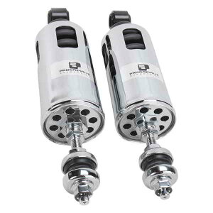  422V[Y VbNAu\[o[ - N[ - wr[f[eB[ vObVu TXyV 422 Series Adjustable Shocks - Chrome - Heavy-Duty 422-4002C DRAG 13100855