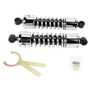  412V[YVbN - 12.5C` - W - N[ - _Ci vObVu TXyV 412 Series Shock - 12.5 - Standard - Chrome - Dyna 412-4038C DRAG DS310038