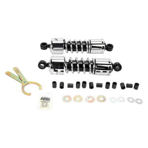  VbNAu\[o[ - 412 N[U[V[Y - N[ - 11C` - W vObVu TXyV Shocks - 412 Cruiser Series - Chrome - 11 - Standard 412-4233C DRAG PS4233C