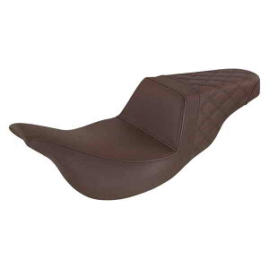  XebvAbvV[g - AeBXXeb` Th} Step-Up Seat - Rear Lattice Stitch - Brown - FL '08-'24 808-07B-173BR DRAG 08011059