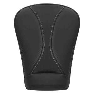  h~l[^[sIpbh Th} Dominator Pillion Pad - Extended Reach - Black w/ Gray Stitching 808-07B-0162EXT DRAG 08011293