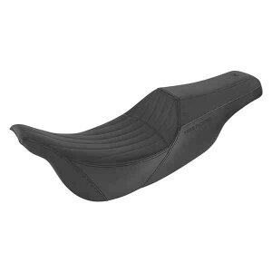 ��� �V�[�g - Kens Factory Pro�V���[�Y - �t�����g�O���b�p�[/���A�X���[�X - �u���b�N �T�h���}�� Seat - Ken's Factory Pro Series - Front Gripper/Rear Smooth - Black KEN80807 DRAG 08011356