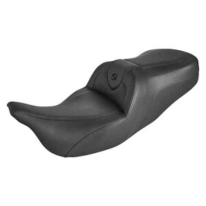  Roadsofa?W[`V[g Th} Roadsofa? Seat - without Backrest - Black/Black Stitch - FLH/FLT '08-'24 808-07B-187 DRAG 08011395