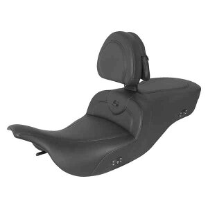 ��� ���M���ꂽRoadsofa?�V�[�g �T�h���}�� Heated RoadSofa? Seat - With Backrest - Black W/Black Stitching 897-07-187BRHCT DRAG 08011421