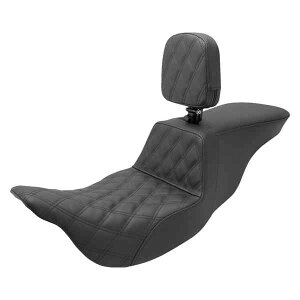  cA[XebvAbvV[g Th} Tour Step-Up Seat - Rider Backrest - Rider Lattice Stitch - FL '08-'24 808-07B-192BR DRAG 08011464
