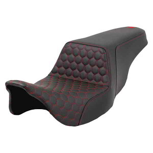  Th} Step-Up Seat - Honeycomb - Red Stitching - FL '08-'23 A808-07B-177RED DRAG 08011566