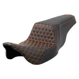  njJXebvAbvV[g Th} Step-Up Seat - Honeycomb - Orange Stitching - FL '08-'23 808-07B-17703 DRAG 08011568