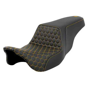  njJXebvAbvV[g Th} Step-Up Seat - Honeycomb - Gold Stitching - FL '08-'23 808-07B-17707 DRAG 08011569