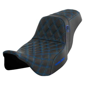  vV[Y SDC ptH[}X Obv V[g Th} Pro Series SDC Performance Seat - w/o Backrest - Blue Stitch - FLH/FLT '08-'23 SC80807BLU DRAG 08011655
