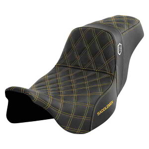  Th} Pro Series SDC Performance Seat - without Backrest - Gold Stitch - FLH/FLT '08-'23 SC80807GOL DRAG 08011657