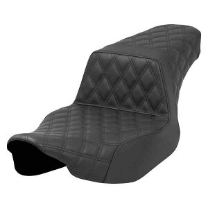  XebvAbvV[g Th} Step-Up Seat - Front/Rear Lattice Stitch - Black - FL '23-'24 823-07-175 DRAG 08011684