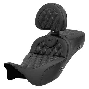  [h\t@?V[g Th} Roadsofa? Extended Reach Seat - with Backrest - Lattice Stitch - Carbon Fiber - FL '08-'23 808-07B-207C0 DRAG 08011699