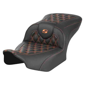  [h\t@? eBXXeb`V[g Th} RoadSofa? Seat - without Backrest - Carbon Fiber - Orange Stitch - FL/FX '23-'24 823-07-20603 DRAG 08011782