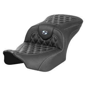  Roadsofa? J[{t@Co[V[g Th} RoadSofa? Carbon Fiber Seat - w/o Backrest - Lattice Stitch - Silver Stitch - FL/FX '23-'24 823-07-20605 DRAG 08011784
