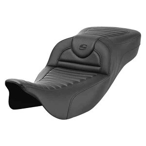  Roadsofa? GNXefbh[`V[g Th} Roadsofa? Extended Reach Seat - without Backrest - Tuck-n-Roll - Carbon Fiber - FL '08-'24 808-07B-20500 DRAG 08011818
