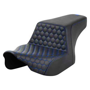  njJXebvAbvV[g Th} Step-Up Seat - Front Honeycomb - Blue Stitching - FL '23-'24 823-07-17701 DRAG 08011825
