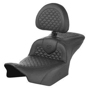  hSXP[Xeb` [h\t@?V[g Roadsofa? Seat - Dragon Scale Stitch - w/ Backrest - FLTR/FLHX '23-'25 823-07-208B0 DRAG 08011937