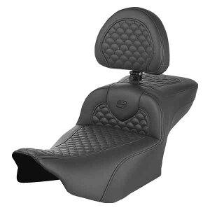  hSXP[Xeb` [h\t@?V[g Roadsofa? Seat - Dragon Scale Stitch - w/ Backrest - Extended Reach - FLTR/FLHX '23-'25 823-07-209B0 DRAG 08011939