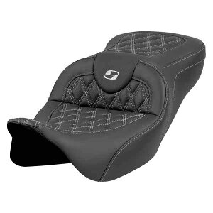  [h\t@?V[g Roadsofa? Seat - Lattice Stitch - Silver Stitch - w/o Backrest - FL '08-'23 808-07B-18205 DRAG 08011987