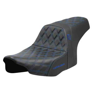  vV[Y SDC ptH[}XObvV[g Pro Series SDC Performance Seat - Blue Stitching - w/o Backrest - FLT/FLH '23-'24 SC82307D1 DRAG 08012000