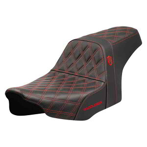  vV[Y SDC ptH[}XObvV[g Pro Series SDC Performance Seat - Red Stitching - w/o Backrest - FLT/FLH '23-'24 SC82307D4 DRAG 08012003