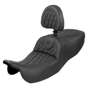  [h\t@?V[g Roadsofa? Seat - with Backrest - Lattice Stitch - FLRT/FLTRT '15-'25 815-07-182BR DRAG 08012139