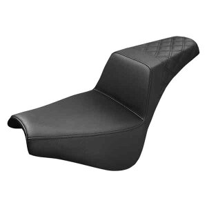  XebvAbvV[g - AeBXXeb` Th} Step-Up Seat - Rear Lattice Stitch - Black - FX '18-'24 818-30-173 DRAG 08020964