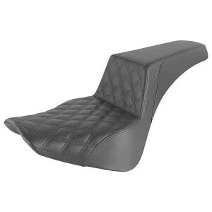 ��� �X�e�b�v�A�b�v�V�[�g - �t�����g���e�B�X�X�e�b�` - �u���b�N �T�h���}�� Step-Up Seat - Front Lattice Stitch - Black 818-33-172 DRAG 08021399