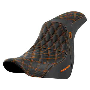  vV[Y SDC ptH[}X Obv V[g Th} Pro Series SDC Performance Seat - w/o Backrest - Orange Stitch - FL/FX '18-'20 SC81829ORA DRAG 08021594