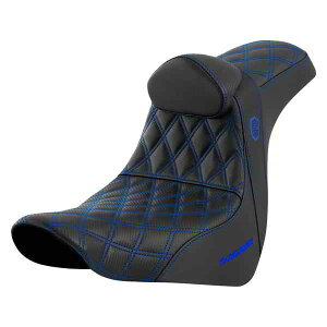  Th} Pro Series SDC Performance Seat - with Backrest - Blue Stitch - FL/FX '18-'23 SC81829BLURT DRAG 08021597