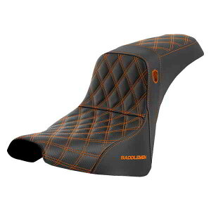  Th} Pro Series SDC Performance Seat - without Backrest - Orange Stitch - FXBB/FXST '18-'23 SC81830ORA DRAG 08021605
