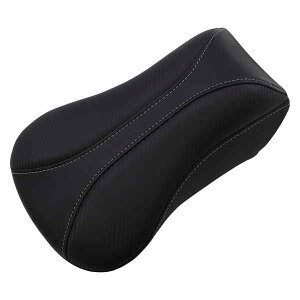  h~l[^[sIpbh Th} Dominator Pillion Pad - Standard Reach - Black w/ Gray Stitching - FL/FX '06-'17 806-04-0162 DRAG 08030432