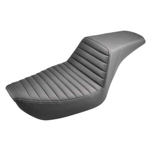  XebvAbvV[g - tg^bN-N[ Th} Step-Up Seat - Front Tuck-n-Roll - Black - Dyna 896-04-171 DRAG 08030531