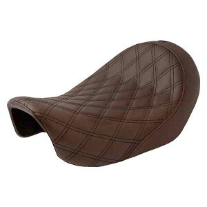  tiqXeb`\V[g Th} Renegade Solo Seat - Lattice Stitched - Brown - Dyna 806-04-002BLS DRAG 08030552
