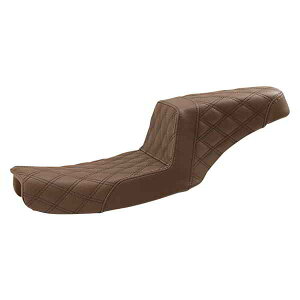  XebvAbvV[g - tiqXeb` Th} Step-Up Seat - Full Lattice Stitch - Brown - Dyna 891-04-175BR DRAG 08030665
