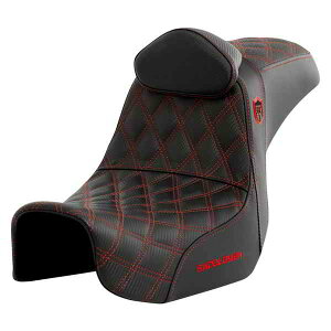  vV[Y SDC ptH[}X Obv V[g Th} Pro Series SDC Performance Seat - w/ Backrest - Red Stitch - Dyna '06-'17 SC80604REDRT DRAG 08030737