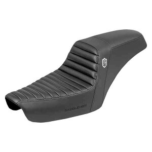  XebvAbvV[g Step-Up Seat - Tuck-n-Roll - Black - Dyna '96-'03 SC89604T DRAG 08030768