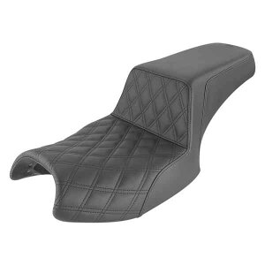  XebvAbvV[g Th} Step-Up Seat - Front Lattice Stitch/Rear Smooth - Black - Challenger I20-06-172 DRAG 08102174