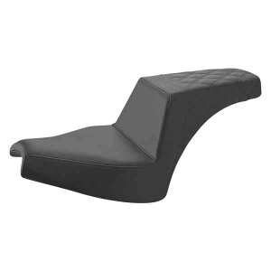  XebvAbvV[g Th} Step-Up Seat - Front Smooth/Rear Lattice Stitch - Black - Chief I21-04-173 DRAG 08102311