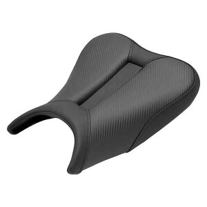  J[{t@Co[gbNV[g Th} Track Seat - Solo - Carbon Fiber - Black - Ninja 400 '18-'22 0810-K080 DRAG 08102404