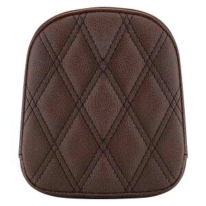  VV[o[pbh Th} Sissy Bar Pad - Lattice Stitched - Brown FL '99-'22 040745 DRAG 08220471