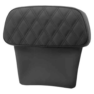  `bvhcA[pbNobNXgpbh Th} Chopped Tour Pak Backrest Pad - Step-Up - Black w/ Black Lattice Stitch - FLT/FLH '14-'23 814-07-CPACK-SU DRAG 08220555