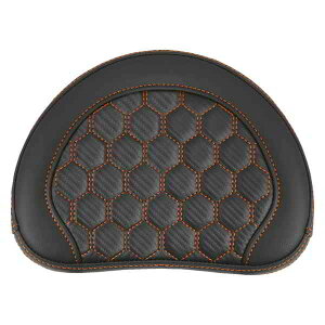  RoadSofa? V[V[o[pbh Th} RoadSofa? Sissy Bar Pad - Honeycomb - Orange Stitching 051349ORA DRAG 08220580