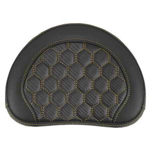  RoadSofa? V[V[o[pbh Th} RoadSofa? Sissy Bar Pad - Honeycomb - Gold Stitching 051349GOL DRAG 08220581