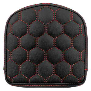  RoadSofa? V[V[o[pbh Th} RoadSofa? Sissy Bar Pad - Honeycomb - Red Stitching 040849RED DRAG 08220583