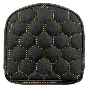 RoadSofa? V[V[o[pbh Th} RoadSofa? Sissy Bar Pad - Honeycomb - Gold Stitching 040849GOL DRAG 08220586